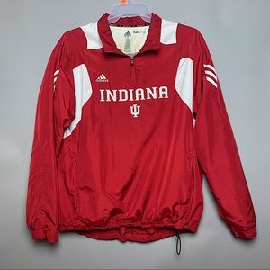 Vintage Adidas Indiana Hoosiers Jacket Red White